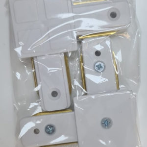 White L-Type Connector
