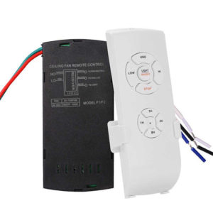Ceiling Fan Lamp Remote Controller Kit | 23A/12V Battery and Bracket