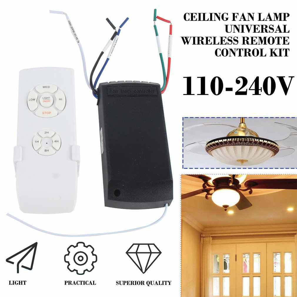 Ceiling Fan Lamp Remote Controller Kit | 23A/12V Battery and Bracket 1