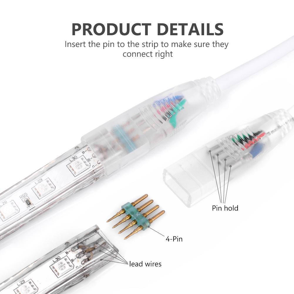 5050 LED RGB Strip Light Waterproof with Controller Guide