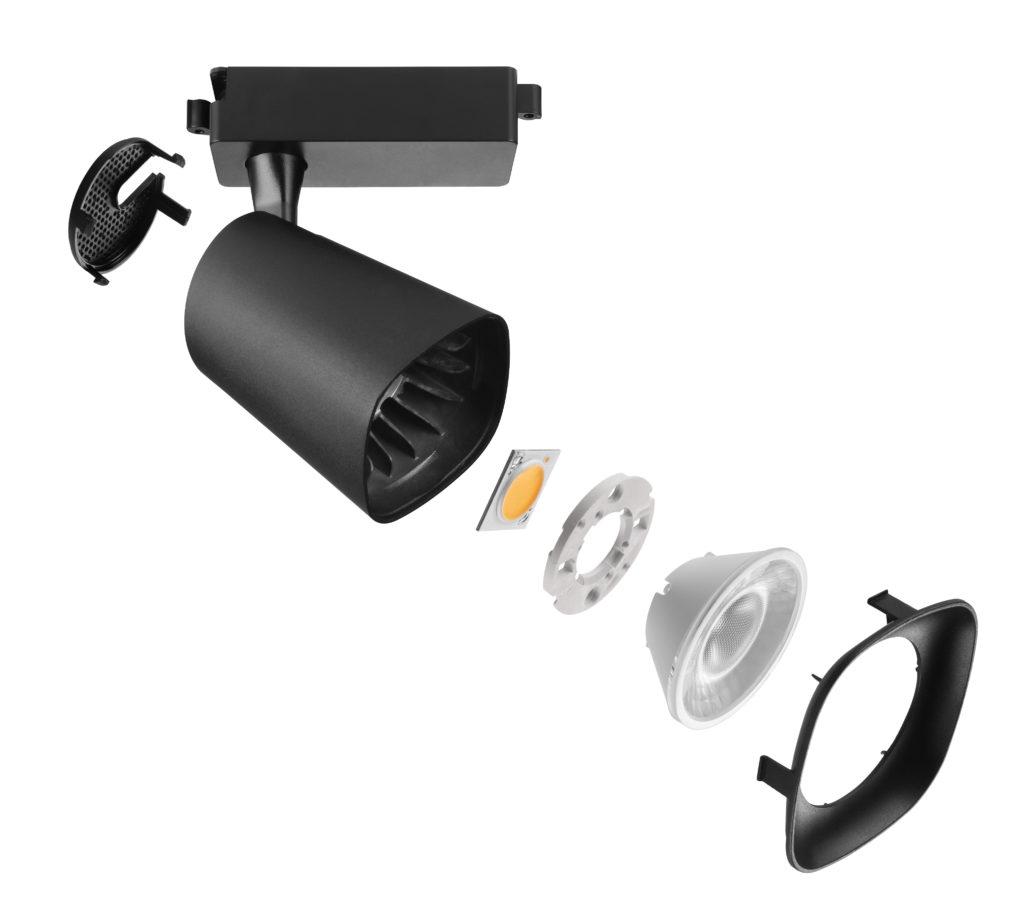 Adjustable LED Track Light Spot Light 10W 20W 30W Details