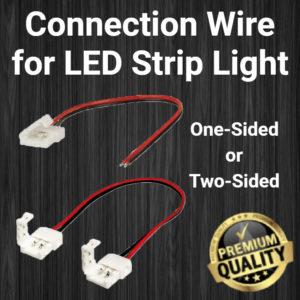 One-Sided or 2-Sided Solderless Connection Wire