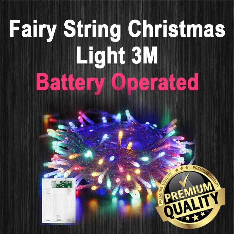 Battery Operated Multicolor Fairy String Christmas Light