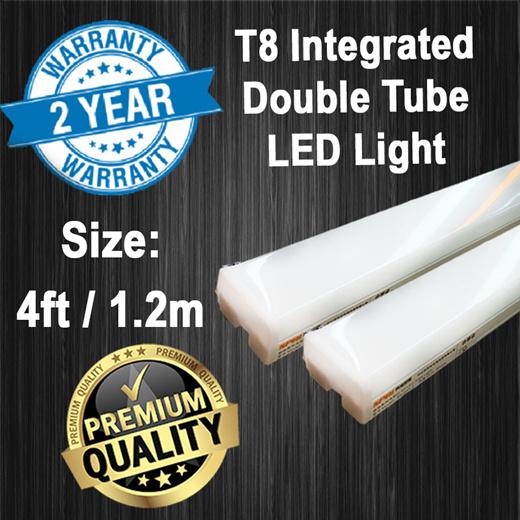 T8 integrated double tube light