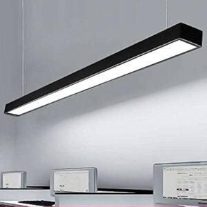 Office Black Tube Light White Light 6500K